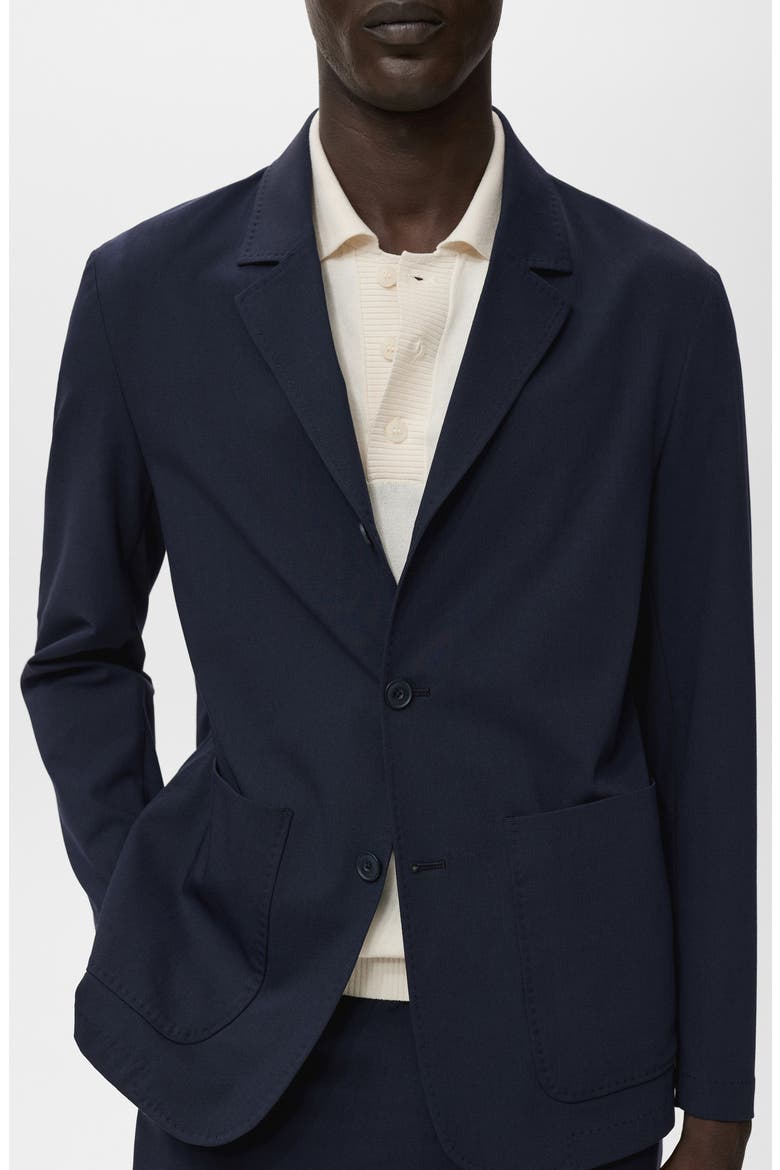 Slim Fit Suit Jacket, Main, color, NAVY