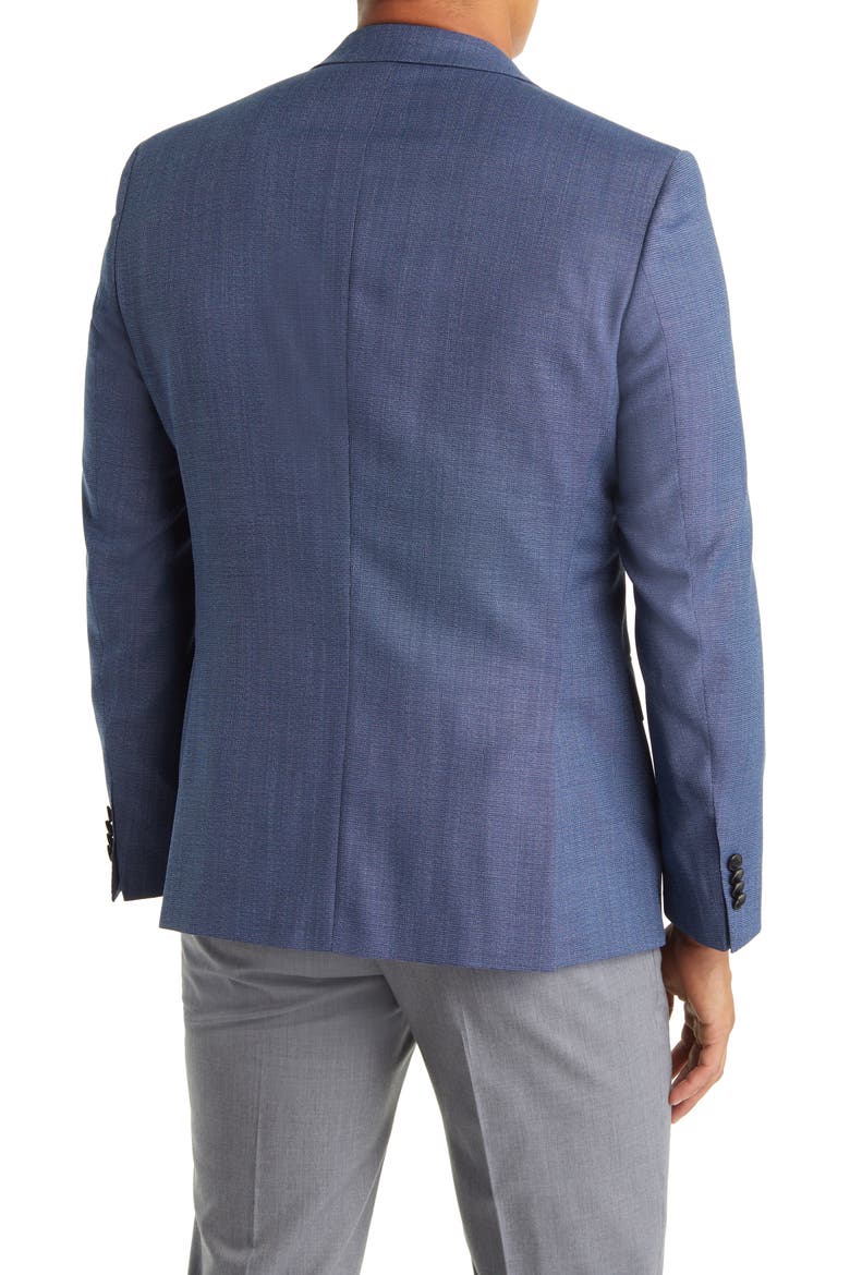 Slim Fit Virgin Wool Sport Coat, Alternate, color, MEDIUM BLUE