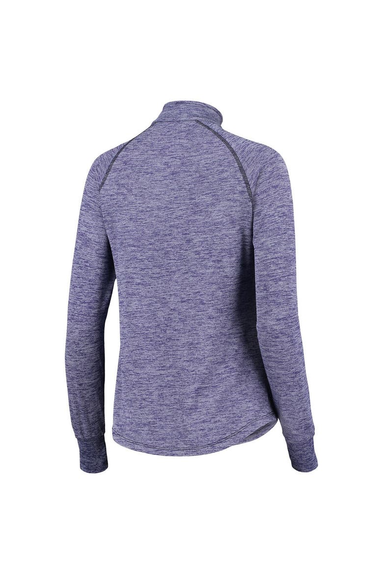 Women's Colosseum Purple Northwestern Wildcats Bikram Lightweight Fitted Quarter-Zip Long Sleeve Top, Alternate, color, Purple