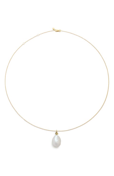 Nura Baroque Pearl Pendant Necklace