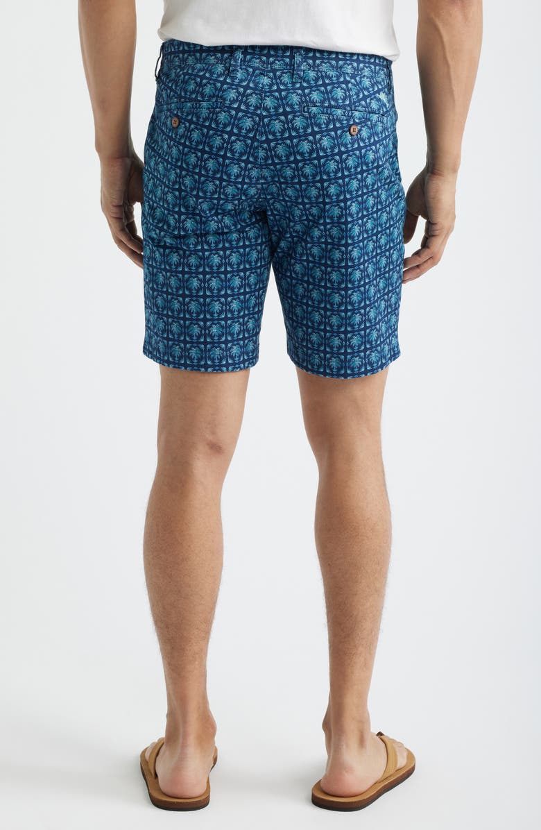 Tommy Bahama Boracay<sup>®</sup> Palm Press 9-Inch Flat Front Shorts, Alternate, color, Cobalt Sea