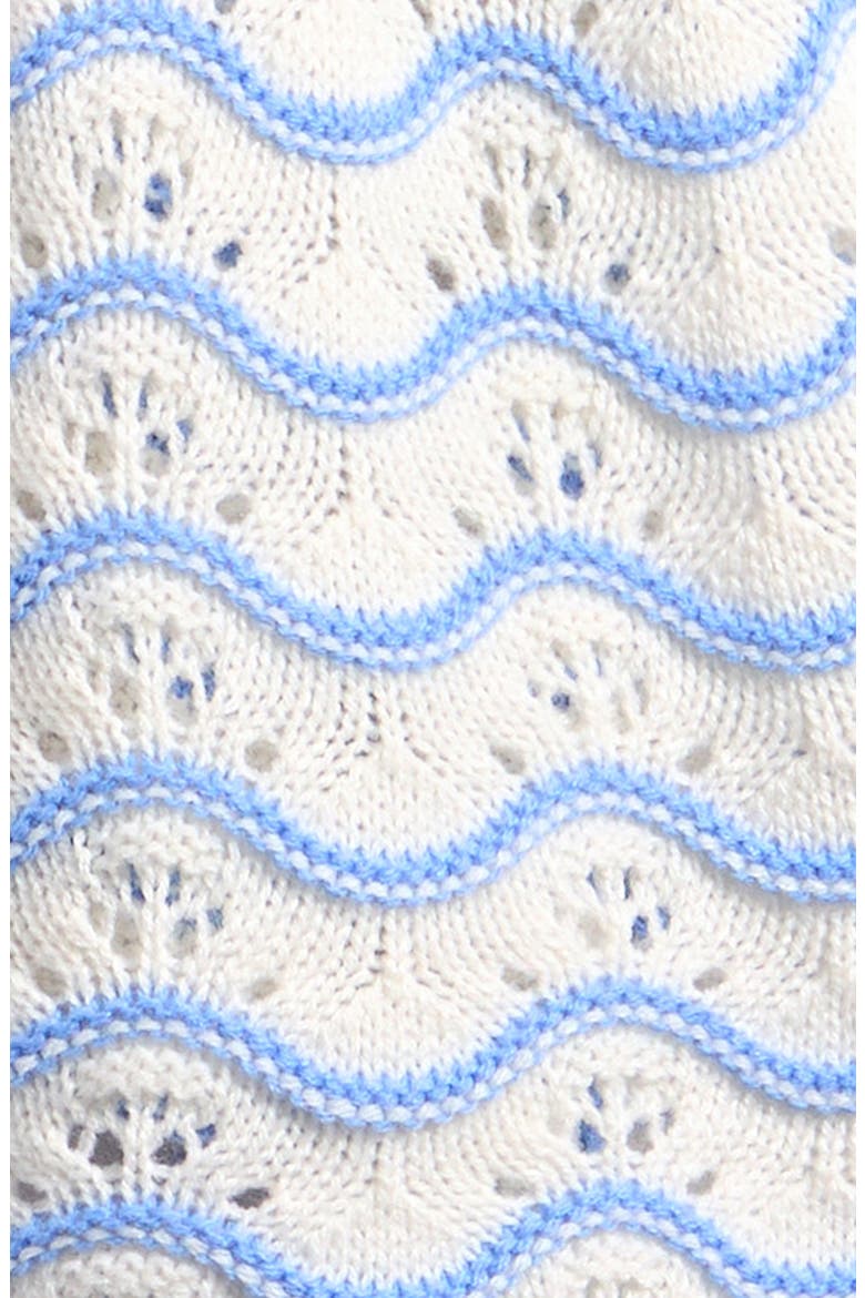 Kids' Pointelle Tank, Alternate, color, EGRET VISTA BLUE