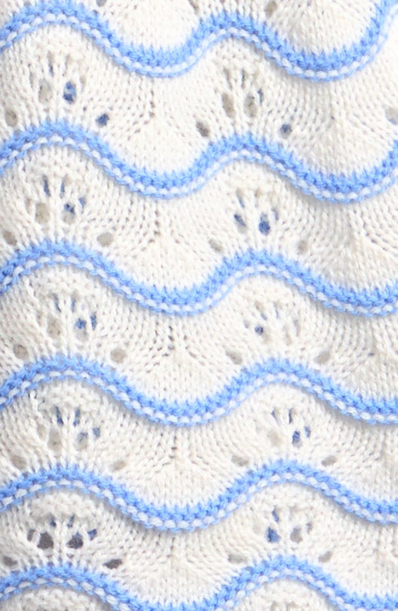 Freshman Kids' Pointelle Tank, Alternate, color, Egret Vista Blue