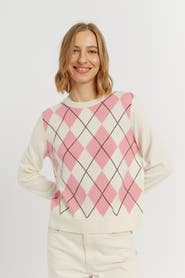 Chinti & Parker Wool-Cashmere Diamond Sweater