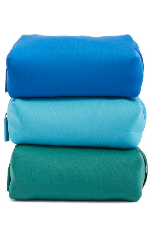 Baublebar Take It Away Set Of 3 Storage Pouches In Blue