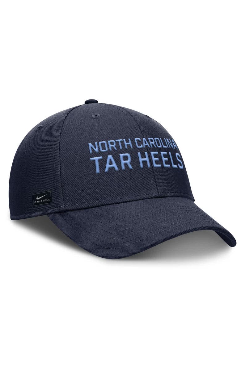 Nike Men's Nike Navy North Carolina Tar Heels Rise Practice Adjustable Hat, Alternate, color, Navy