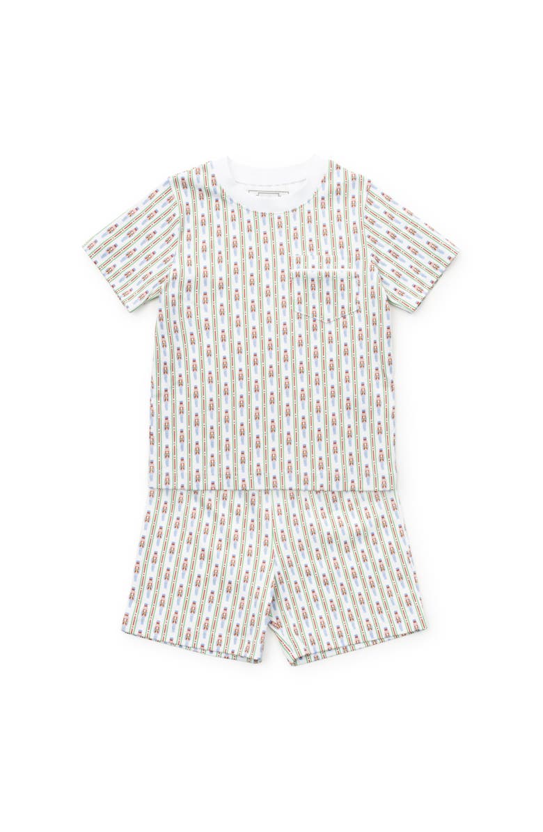 Lila and Hayes Charles Boys' Shorts Set, Main, color, Nutcracker Stripe