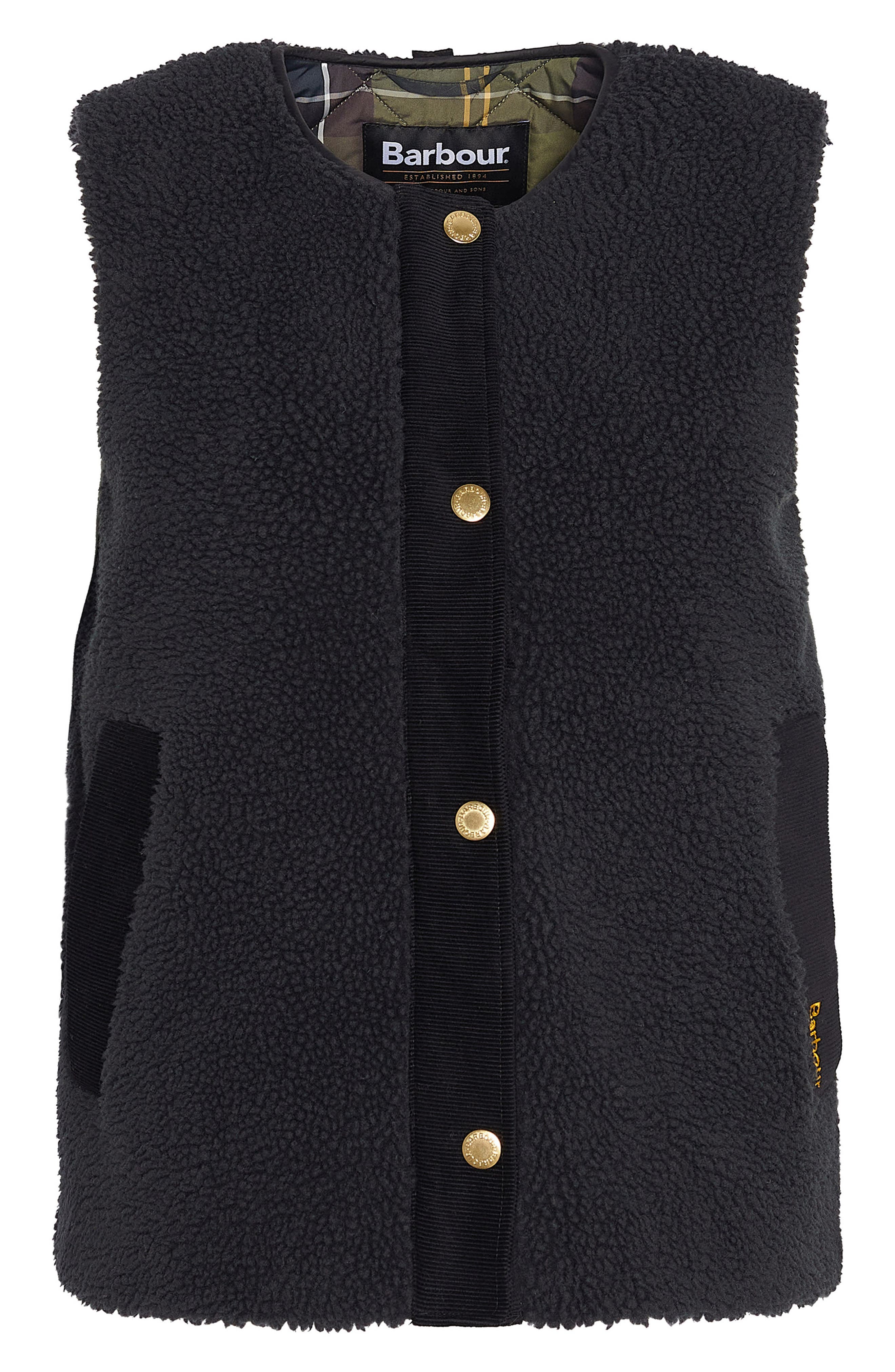 Dulsie High Pile Fleece Quilted Vest (Women) | Nordstrom