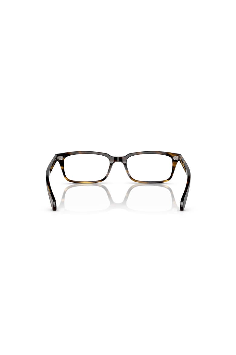 53mm Rectangle optical glasses, Alternate, color, Black