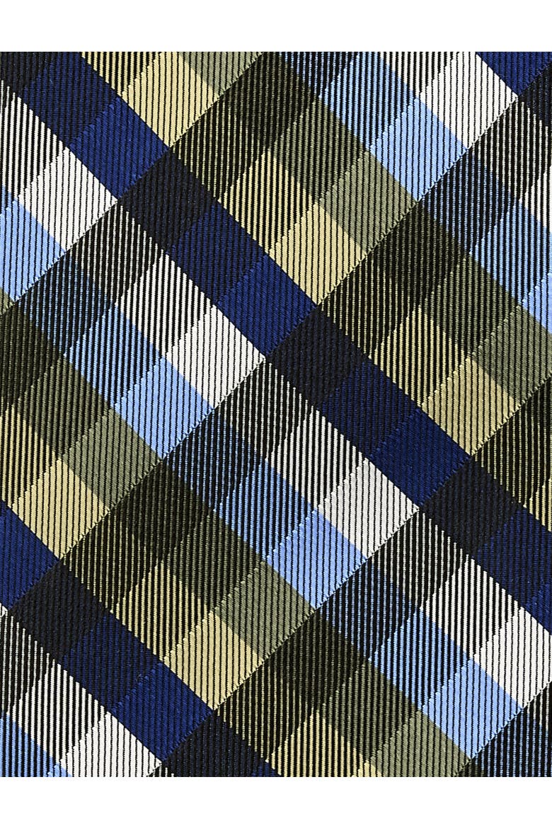 Big & Tall Multi Check Tie, Alternate, color, GREEN