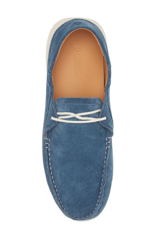 Olukai Kaa Genuine Suede Driver In Blue