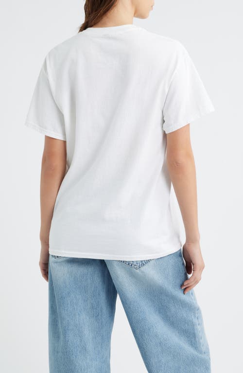 Junk Food Peanuts® Snoopy Cotton Graphic T-shirt In White