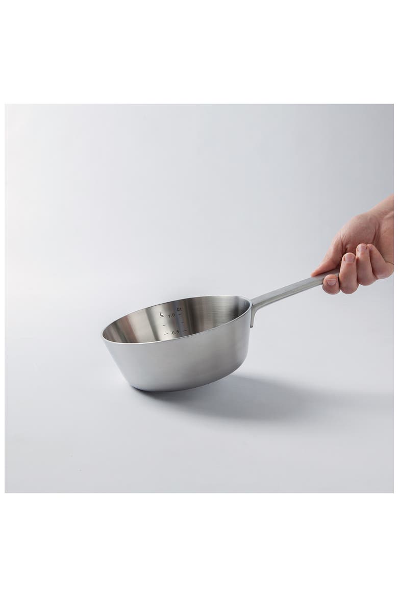 Ron 1.4-Quart Conical Saucepan, Alternate, color, SILVER