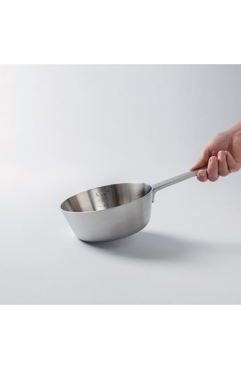 BergHOFF Ron 1.4-Quart Conical Saucepan, Alternate, color, Silver