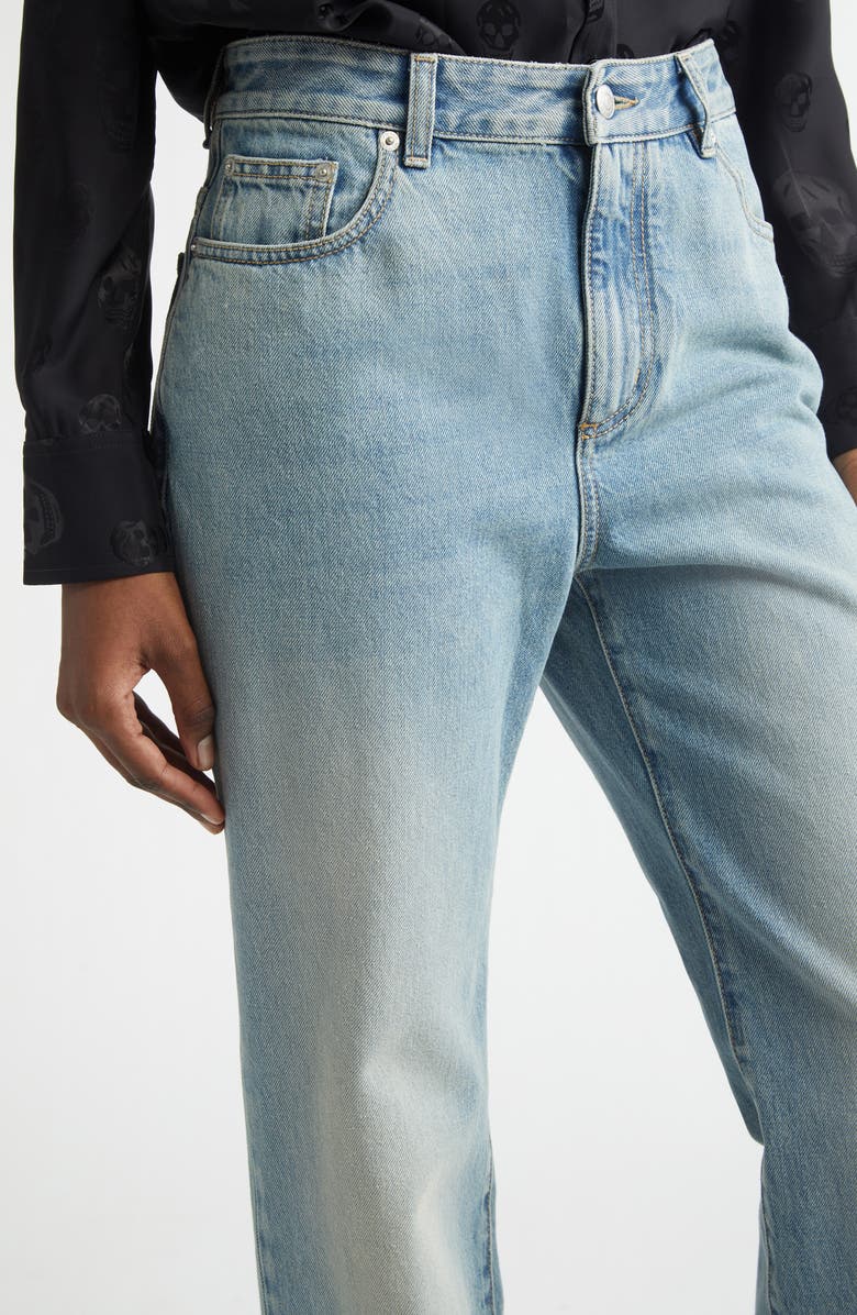 McQueen Straight Leg Jeans, Alternate, color, Royal