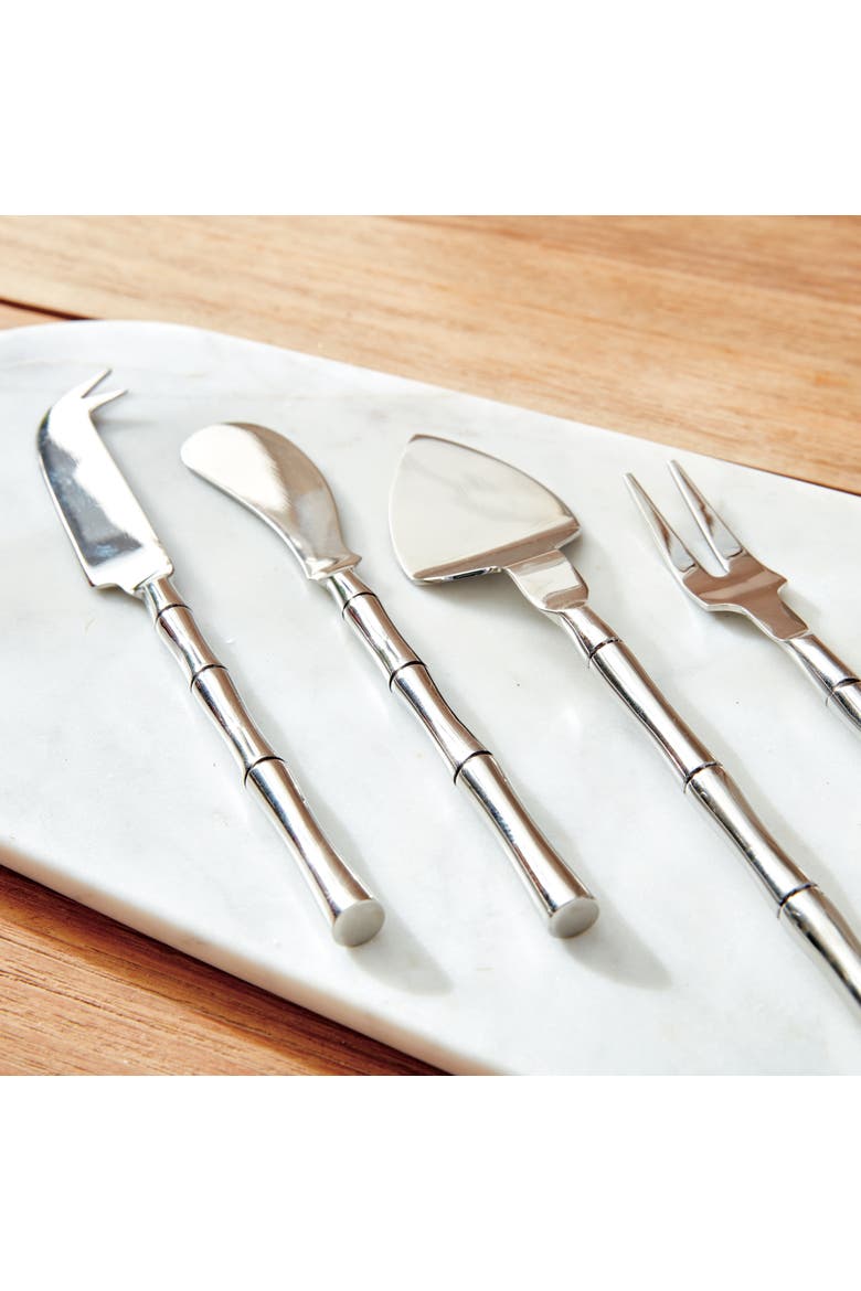 Grove Cocktail Accessories Set of 4, Alternate, color, Silver