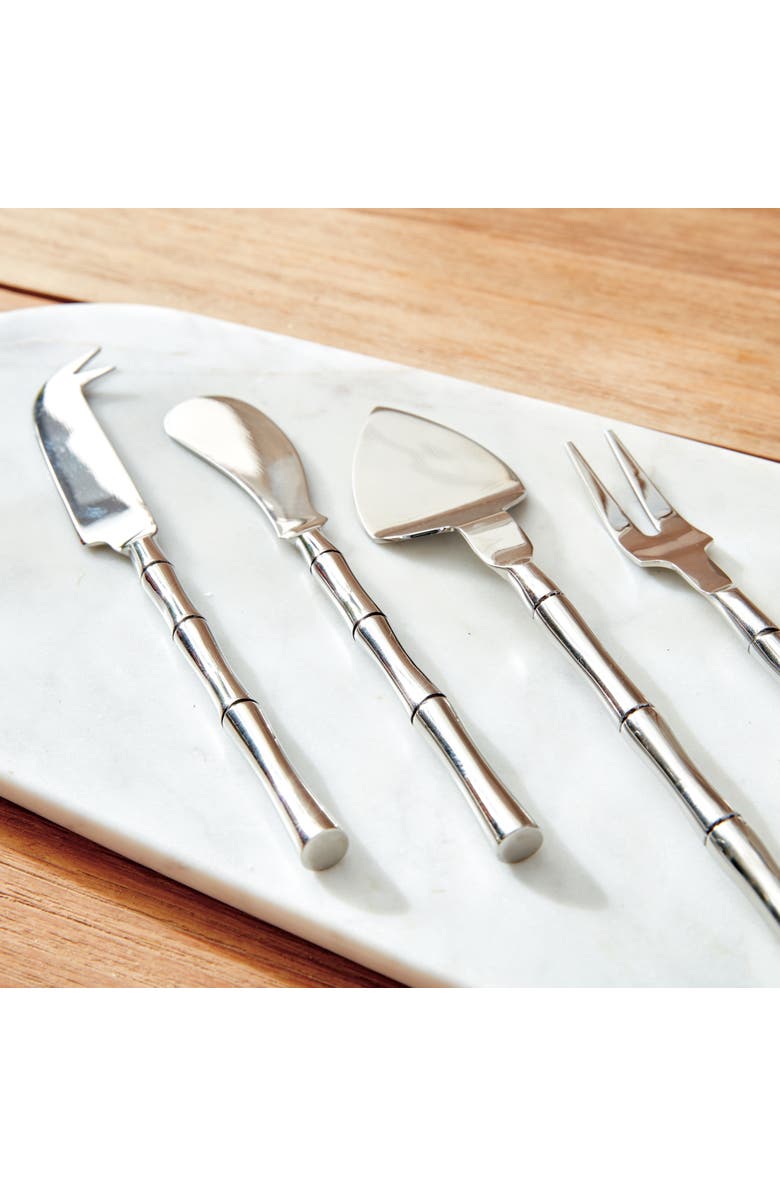 Napa Home & Garden Grove Cocktail Accessories Set of 4, Alternate, color, Silver