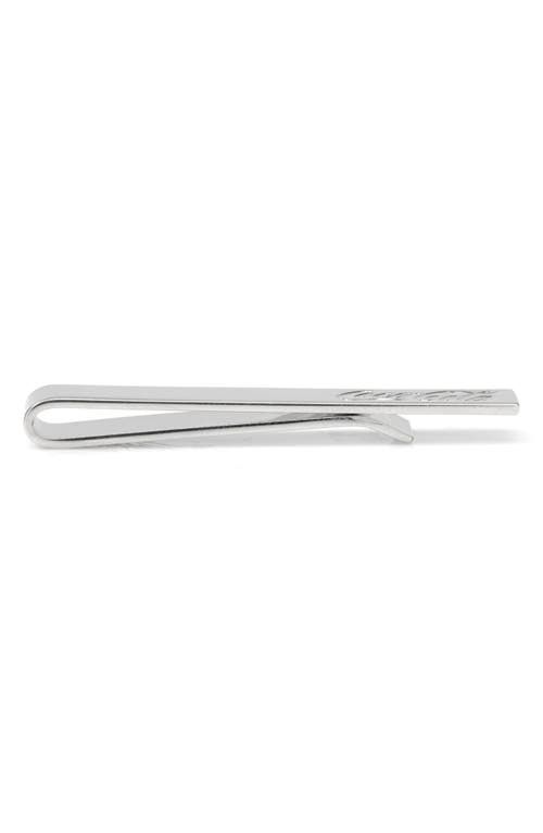 Cufflinks, Inc Coca-cola Hidden Message Tie Bar In Gray