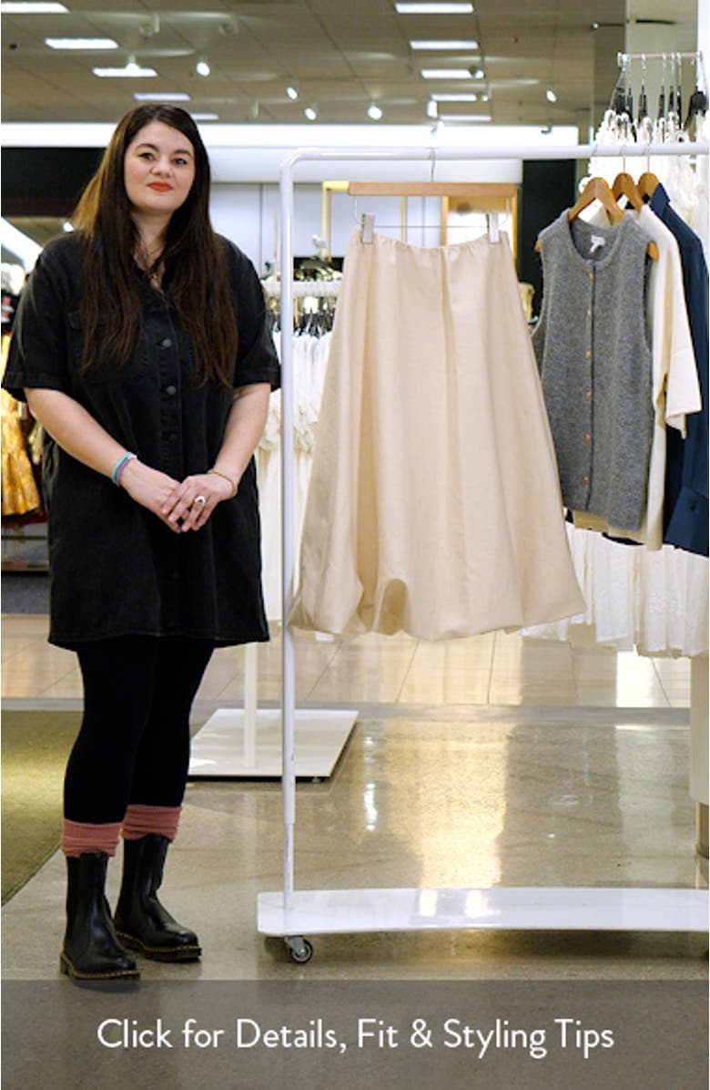 Flare Midi Skirt, sales video thumbnail