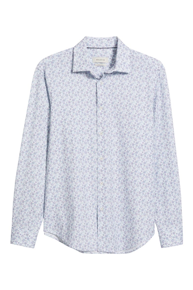 James OoohCotton® Disco Ball Print Button-Up Shirt, Alternate, color, PLUM