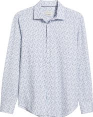 Bugatchi James OoohCotton® Disco Ball Print Button-Up Shirt