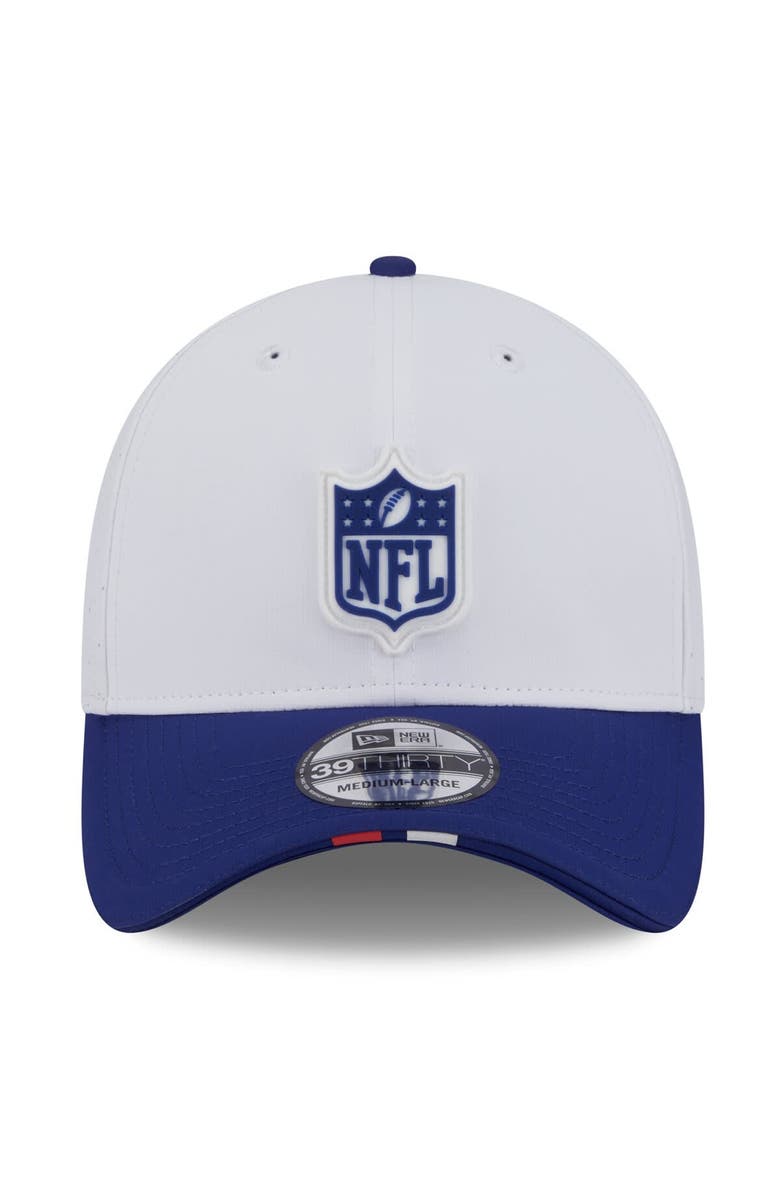 New Era Men's New Era White/Navy 2025 NFL Training Camp 39THIRTY Flex Hat, Alternate, color, White