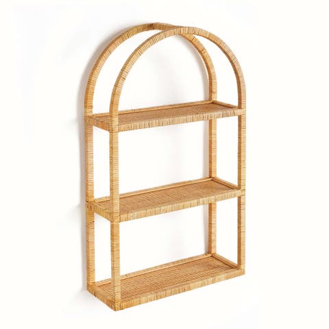 New Haven 3-Tier Curio Decorative Wall Shelf