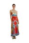 Slip-Around Dress Taormina Placée Rust