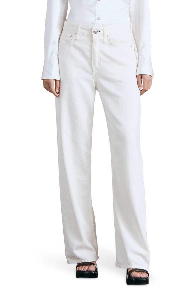 Featherweight Logan Wide Leg Jeans, Main, color, ECRU