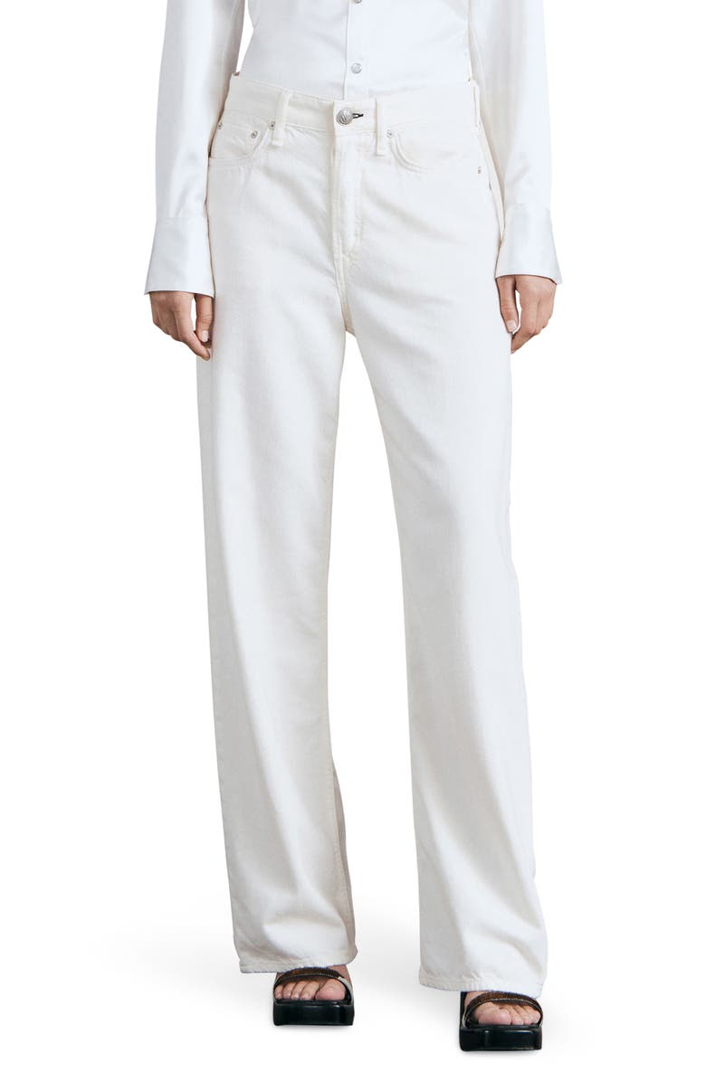 rag & bone Featherweight Logan Wide Leg Jeans, Main, color, 