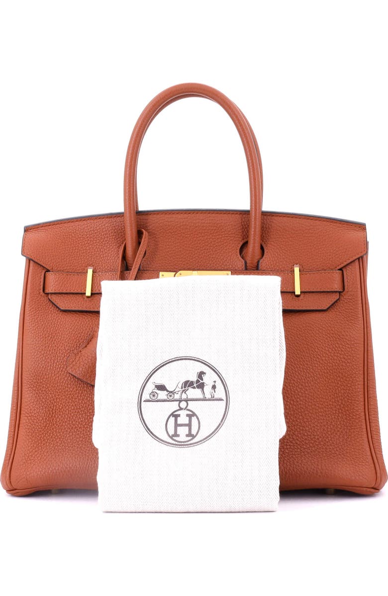 Pre-Owned Hermes Birkin Handbag Brown Togo with Gold Hardware 30, Alternate, color, Cuivre
