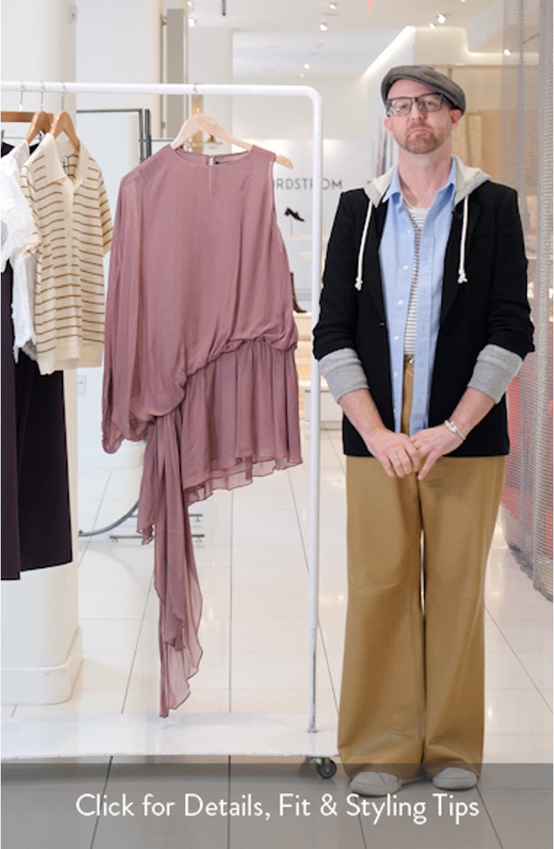 Grace One-Shoulder Minidress, sales video thumbnail