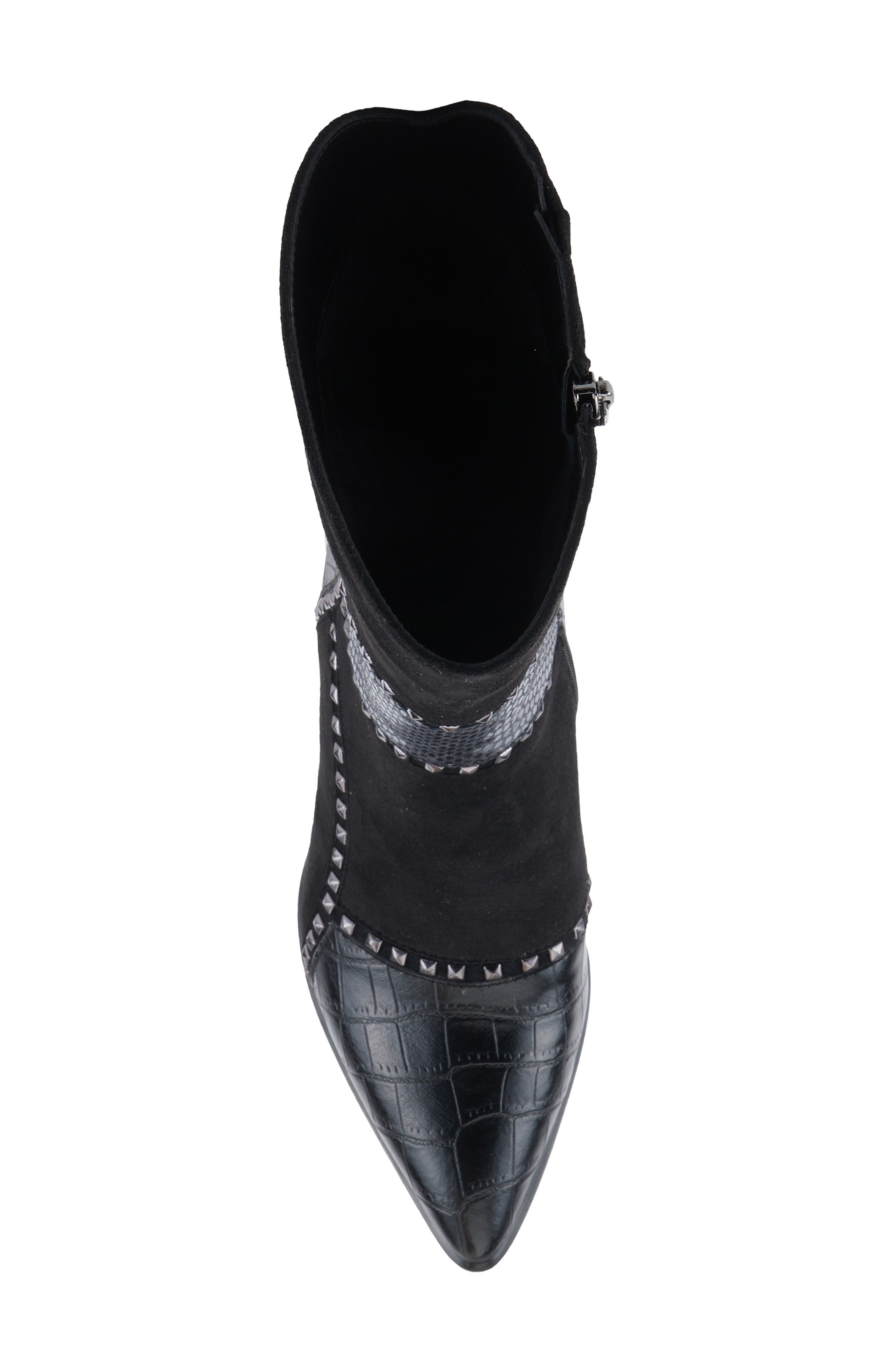 AZURA BY SPRING STEP Zayrina Pointed Toe Boot, Alternate, color, Black