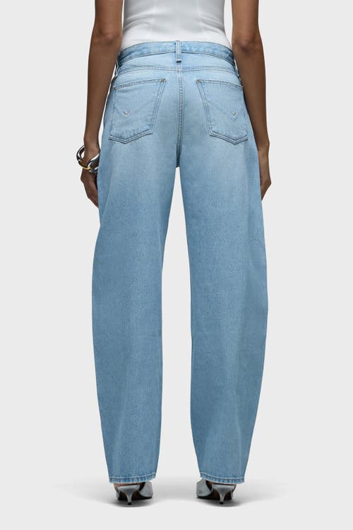 Hudson Bailey High Rise Barrel Leg Jeans In Fighter In Fighter