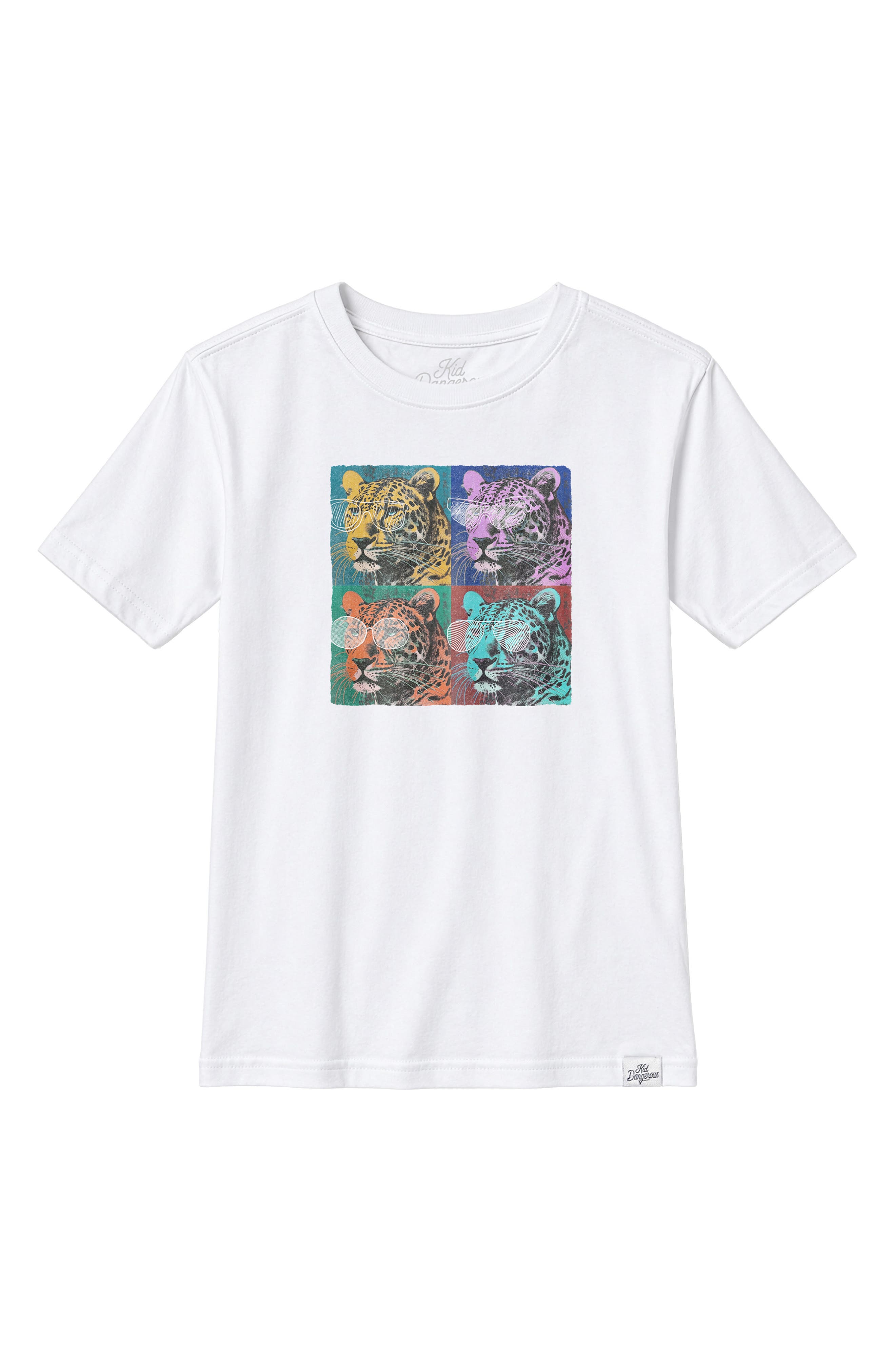 Kids' Leopard Warhol Graphic T-Shirt