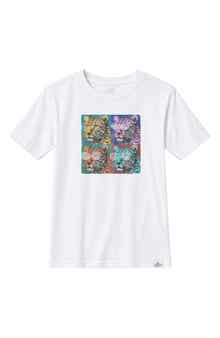 Kids' Leopard Warhol Graphic T-Shirt