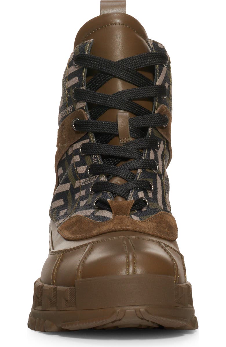 Versace Greca Rhegis Duck Boot, Alternate, color,