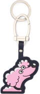 Longchamp Le Pliage Illustration Leather Key Ring