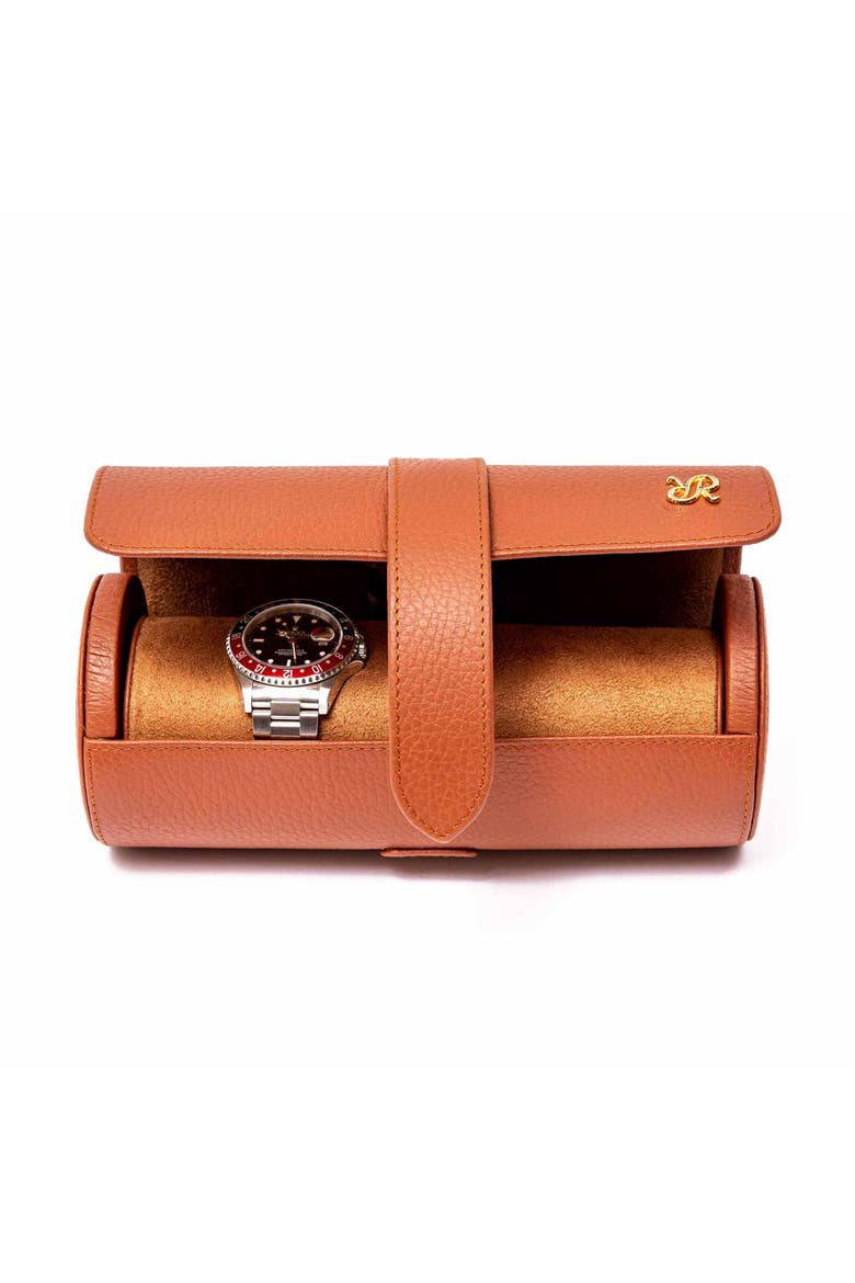 BEREKLEY THREE WATCH ROLL, Alternate, color, Tan