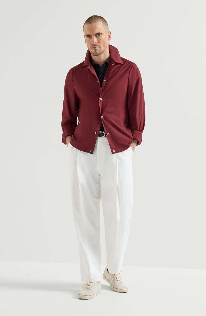 Brunello Cucinelli Piqué polo shirt, Alternate, color, Black