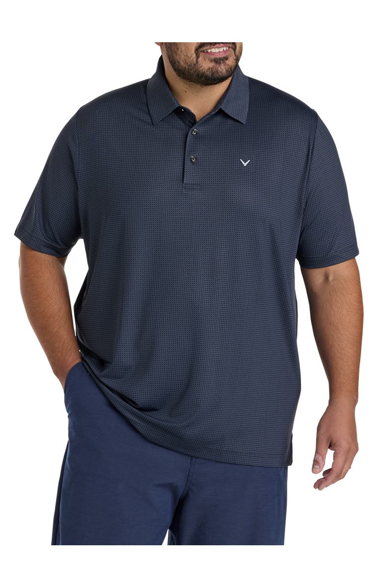 Callaway Big & Tall Foulard Polo Shirt, Main, color, 