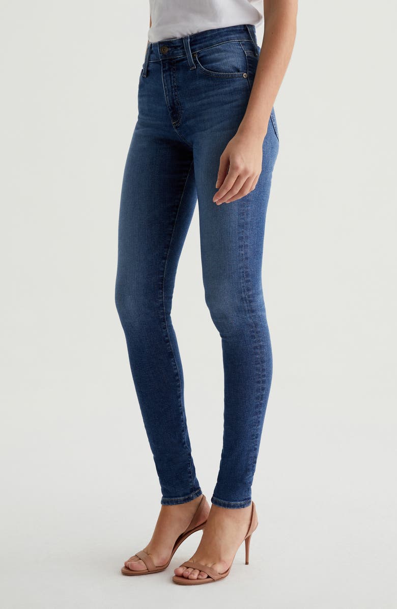 AG Farrah Mid Rise Skinny Jeans, Alternate, color, 