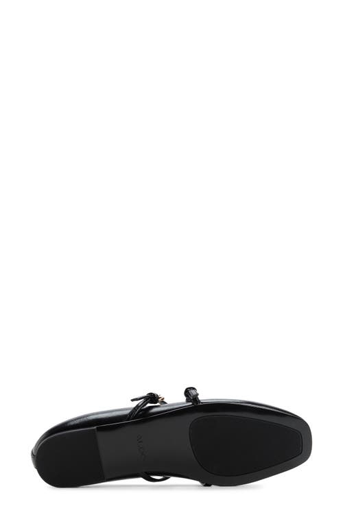 Shop Aldo Amberlee Sequin Mary Jane Flat In Black