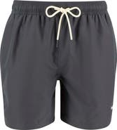 Barbour Water Reactive Leaf Print Swim Trunks