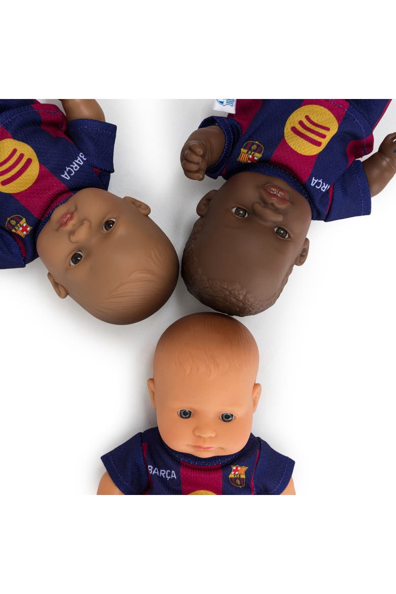 8 1/4 inch Baby Girl Doll with Barcelona Soccer Jersey, Alternate, color, Light Skin