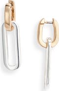 Jenny Bird Teenie Detachable Link Drop Huggie Hoop Earrings