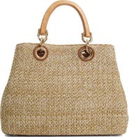 Dune London Demmy Woven Top Handle Bag
