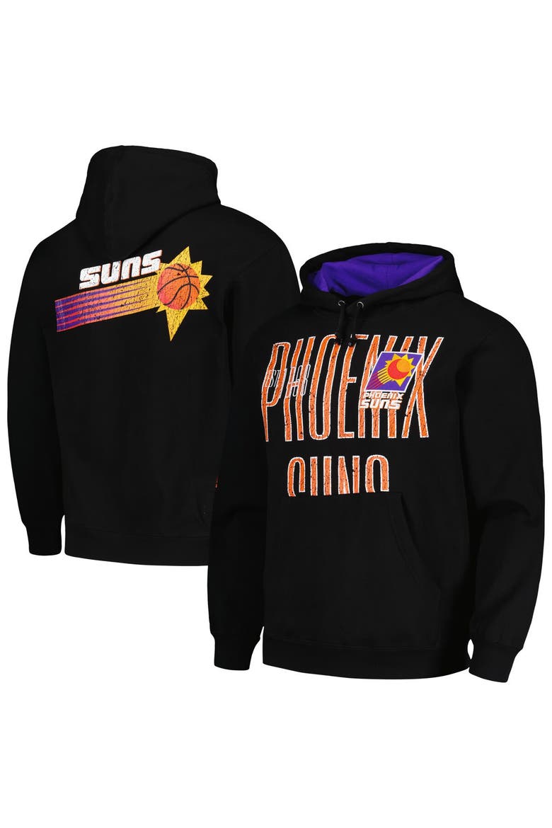 Men's Mitchell & Ness Black Phoenix Suns Hardwood Classics OG 2.0 Pullover Hoodie, Alternate, color, Black