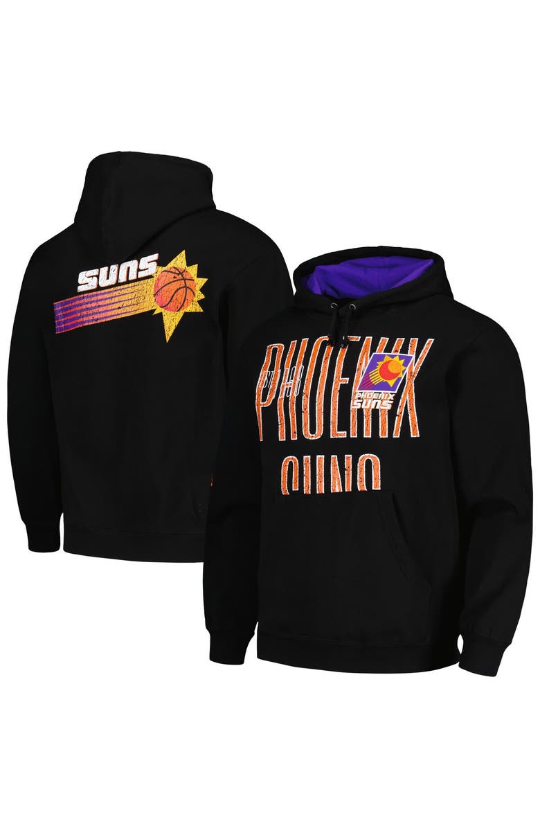 Mitchell & Ness Men's Mitchell & Ness Black Phoenix Suns Hardwood Classics OG 2.0 Pullover Hoodie, Alternate, color, Black