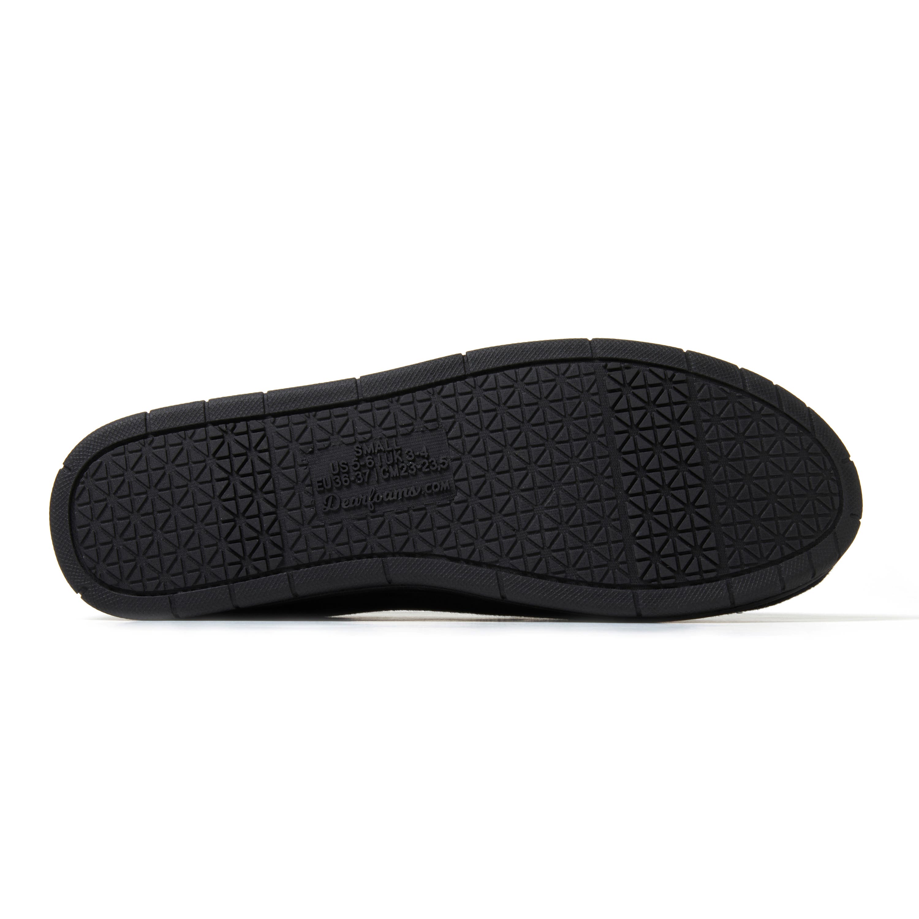 DEARFOAMS Rachel Velour Closed Back Slipper, Alternate, color, Black